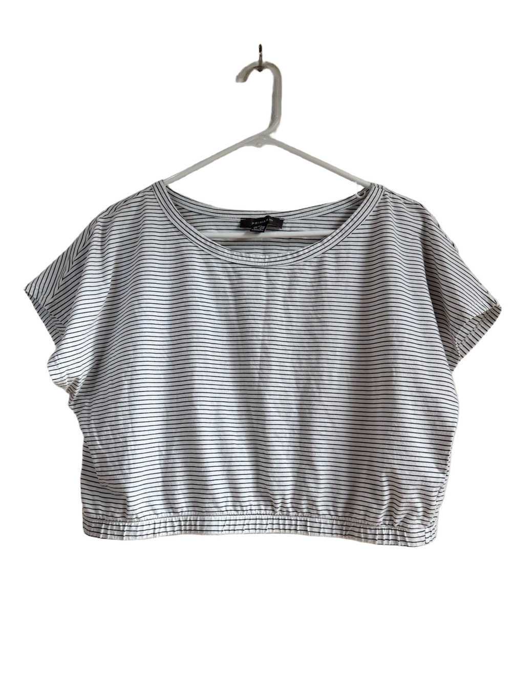 ☀️ PRIMARK Striped Crop Tee